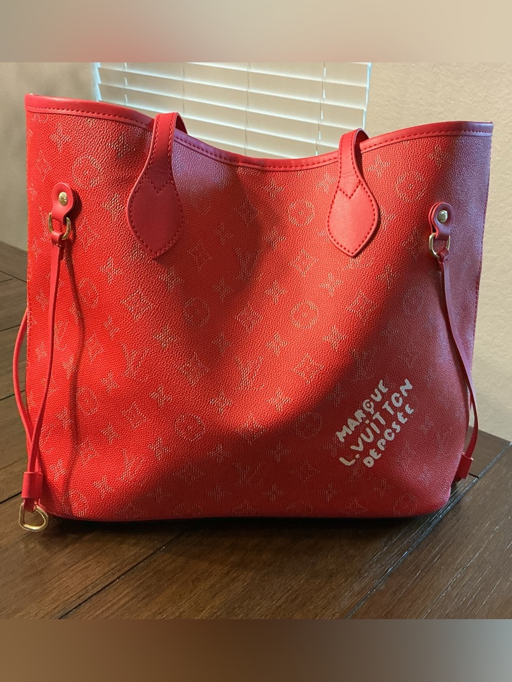 Pink Monogram Inspired Tote Bag | Large Everyday Carrya